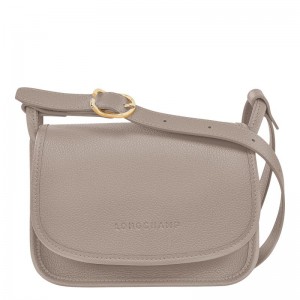 Turtledove Grey Longchamp Le Foulonné S Women's Crossbody Bags | HDLA-87195