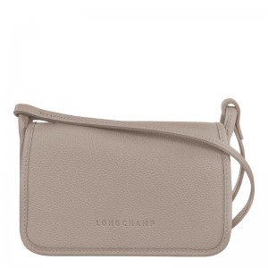 Turtledove Grey Longchamp Le Foulonné XS Women's Clutch Purse | XLTU-64819