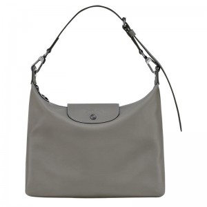 Turtledove Grey Longchamp Le Pliage Xtra M Women's Hobo Bags | ZLHV-06847