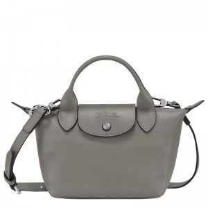 Turtledove Grey Longchamp Le Pliage Xtra XS Women's Handbags | BIUC-07185