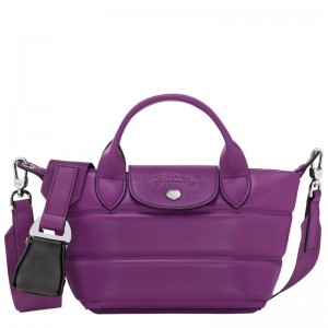 Violet Purple Longchamp Le Pliage Xtra XS Women's Handbags | KIRW-56231