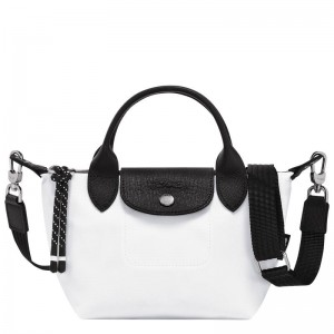 White Longchamp Le Pliage Energy XS Men's Handbags | WKEL-82145