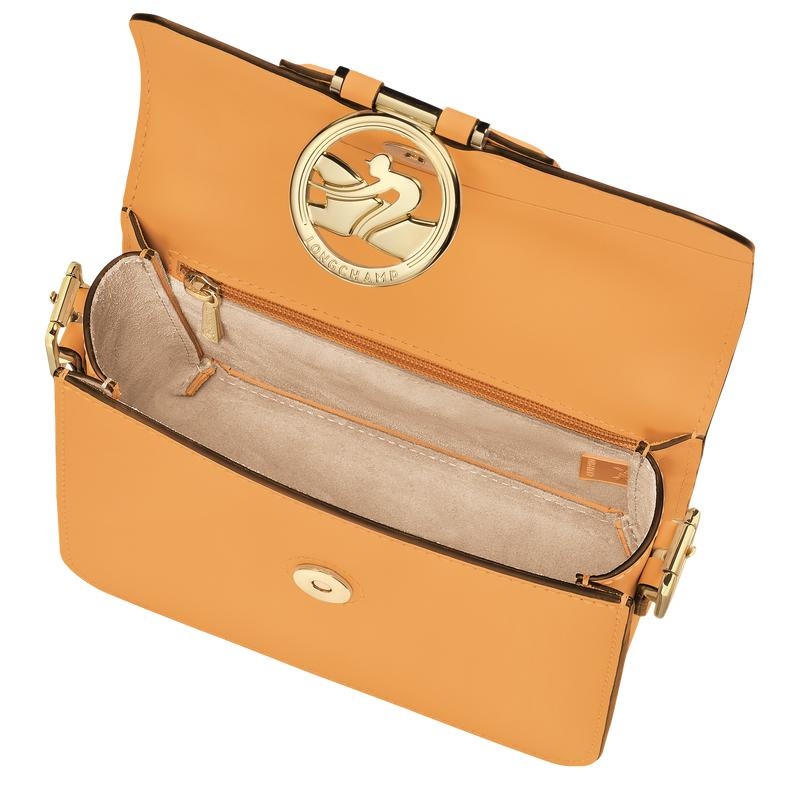 Apricot Orange Longchamp Box-Trot S Women's Crossbody Bags | GXVT-52734