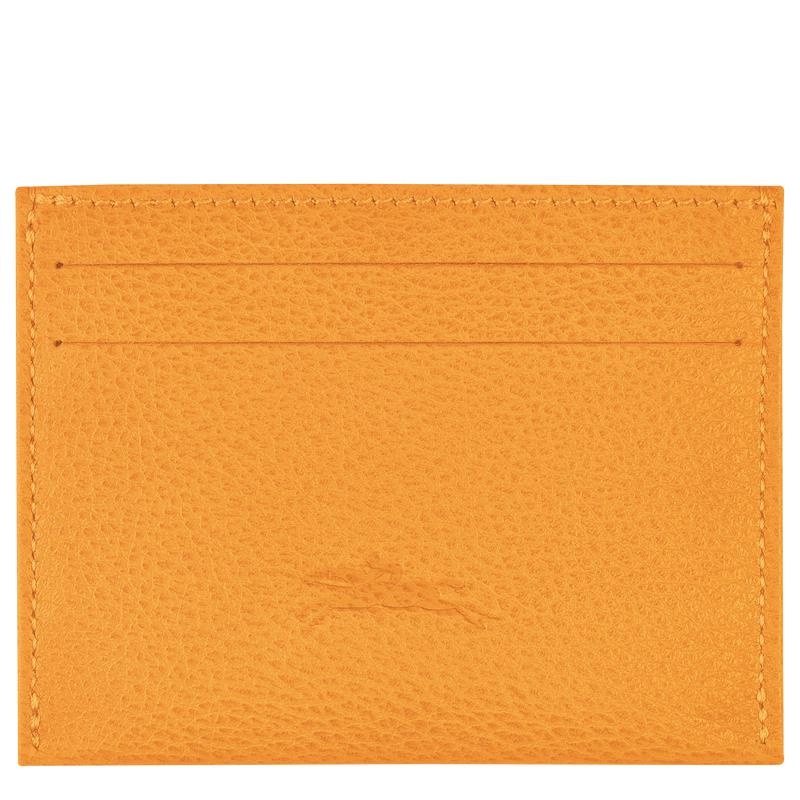 Apricot Orange Longchamp Le Foulonné Men's Cardholders | MWFP-02419