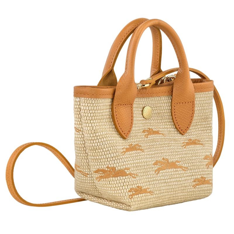 Apricot Orange Longchamp Le Panier Pliage XS Women's Basket Bag | NJPW-12985