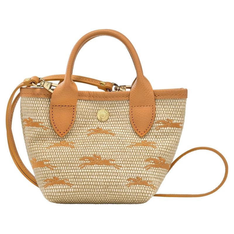 Apricot Orange Longchamp Le Panier Pliage XS Women's Basket Bag | NJPW-12985