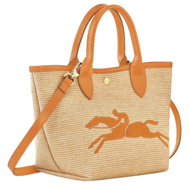 Apricot Orange Longchamp Le Panier Pliage S Women's Basket Bag | OVNX-93067