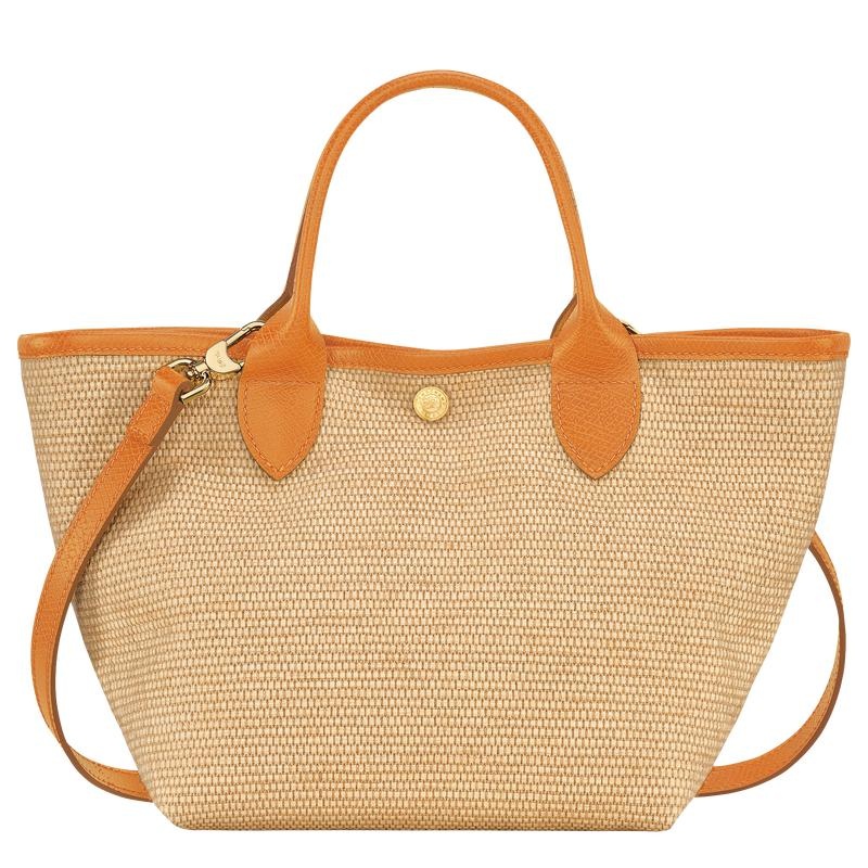 Apricot Orange Longchamp Le Panier Pliage S Women's Basket Bag | OVNX-93067