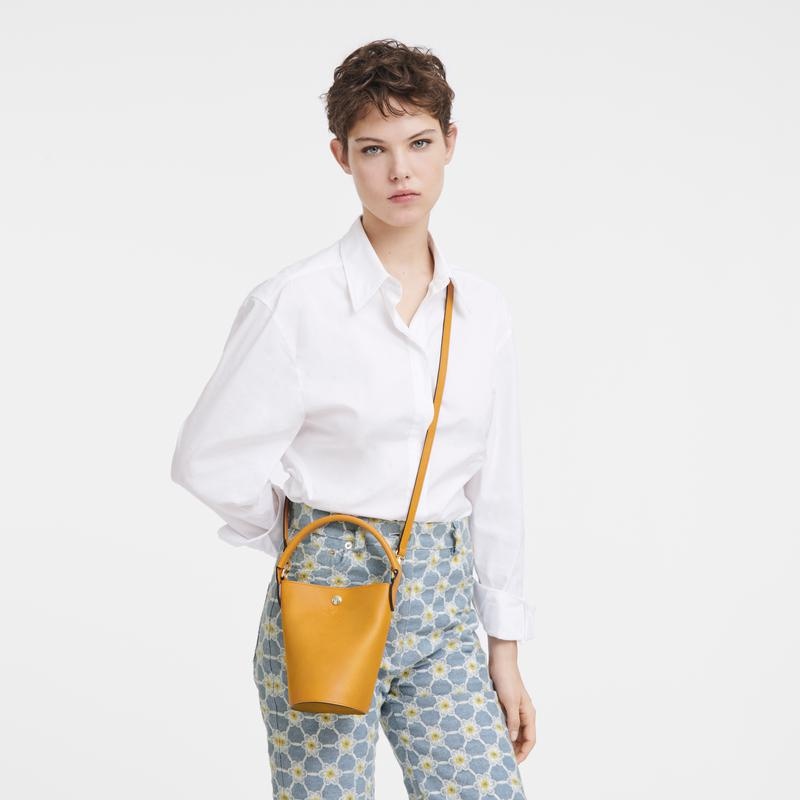 Apricot Orange Longchamp Épure XS Women's Crossbody Bags | RBVZ-06795