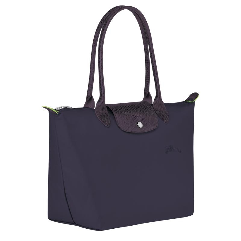 Bilberry Purple Longchamp Le Pliage Green M Women's Tote Bag | DSJX-08594