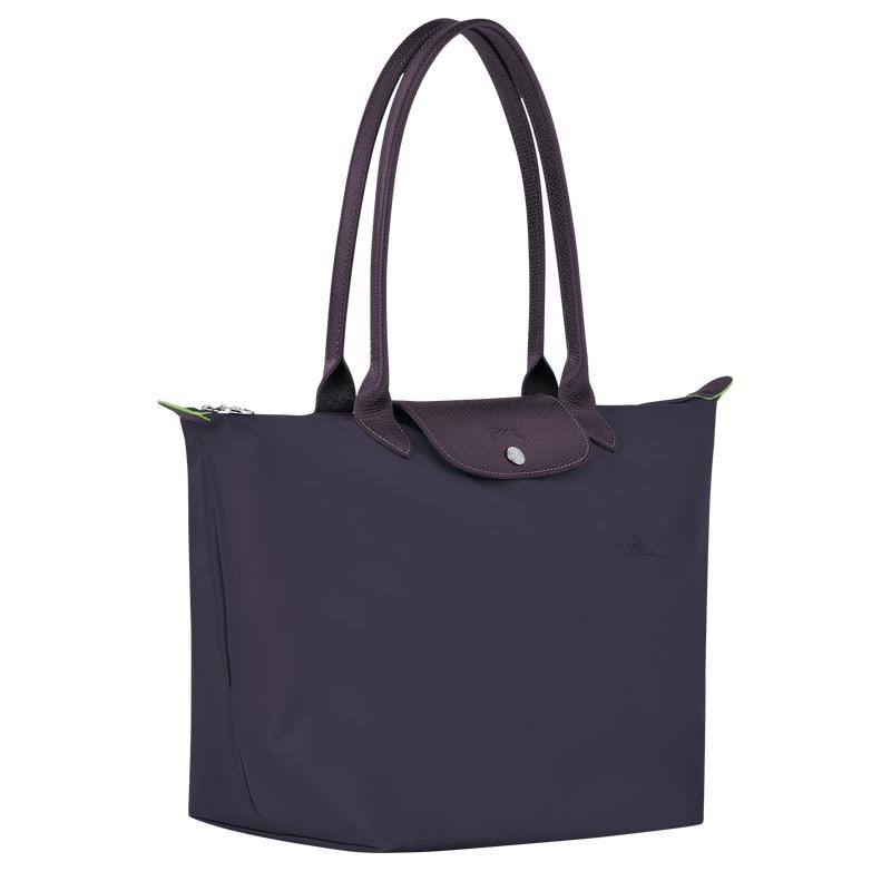 Bilberry Purple Longchamp Le Pliage Green L Women's Tote Bag | MXIE-42871