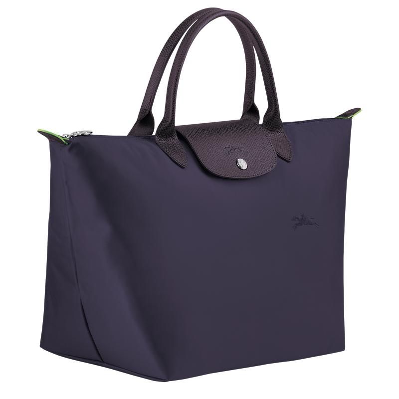 Bilberry Purple Longchamp Le Pliage Green M Women's Handbags | ENOV-05982