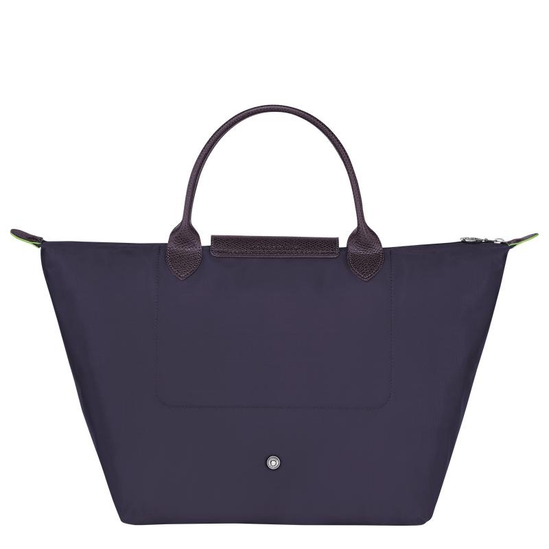 Bilberry Purple Longchamp Le Pliage Green M Women's Handbags | ENOV-05982