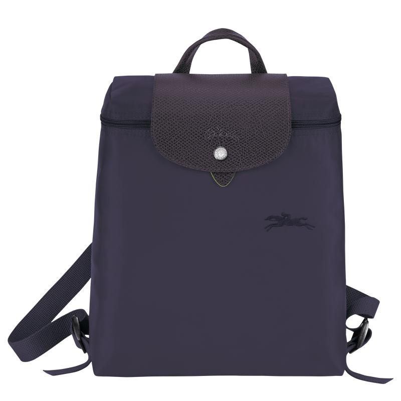 Bilberry Purple Longchamp Le Pliage Green M Women\'s Backpacks | SUOH-92843