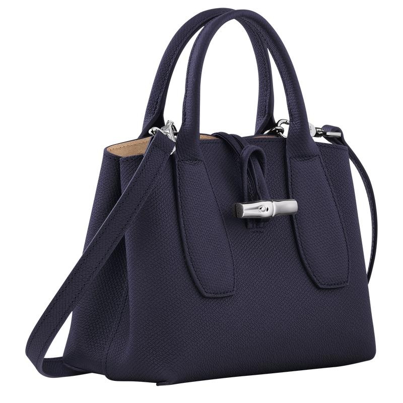 Bilberry Purple Longchamp Roseau S Women's Handbags | AGSL-63240