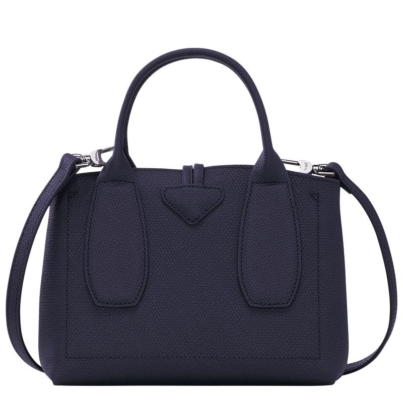 Bilberry Purple Longchamp Roseau S Women's Handbags | AGSL-63240