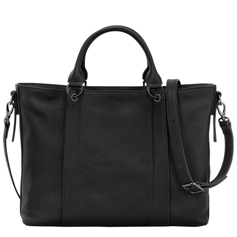 Black Longchamp 3D L Women's Handbags | BCYZ-46928