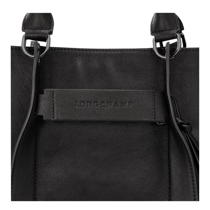 Black Longchamp 3D L Women's Handbags | BCYZ-46928