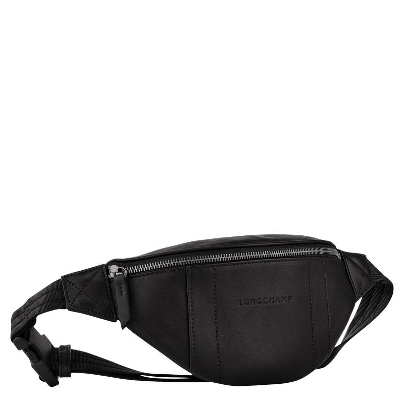 Black Longchamp 3D S Men's Belt Bags | FKPN-08429