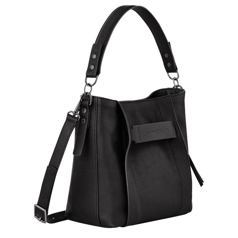 Black Longchamp 3D S Women's Crossbody Bags | QTKV-82693