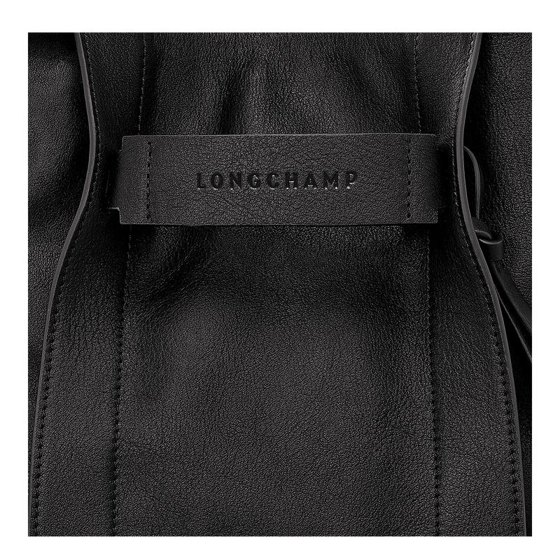 Black Longchamp 3D S Women's Crossbody Bags | QTKV-82693