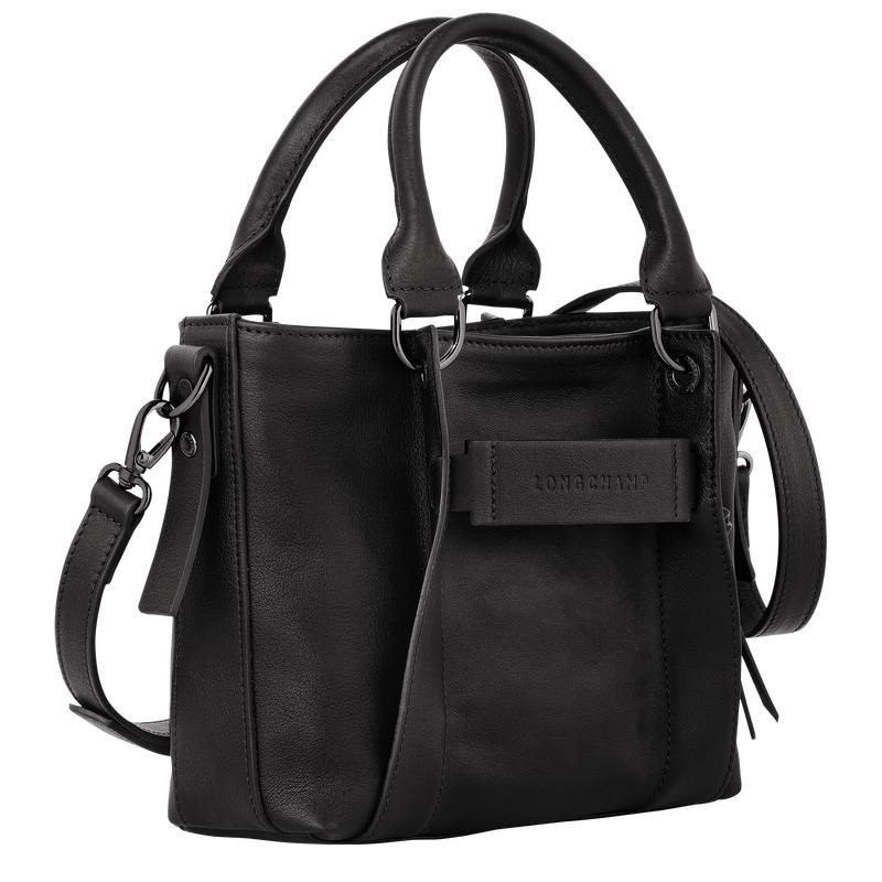 Black Longchamp 3D S Women's Handbags | GBHQ-98317