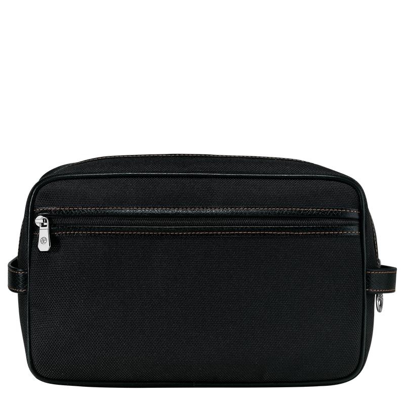 Black Longchamp Boxford Men's Toiletry Bags | CIWA-92815