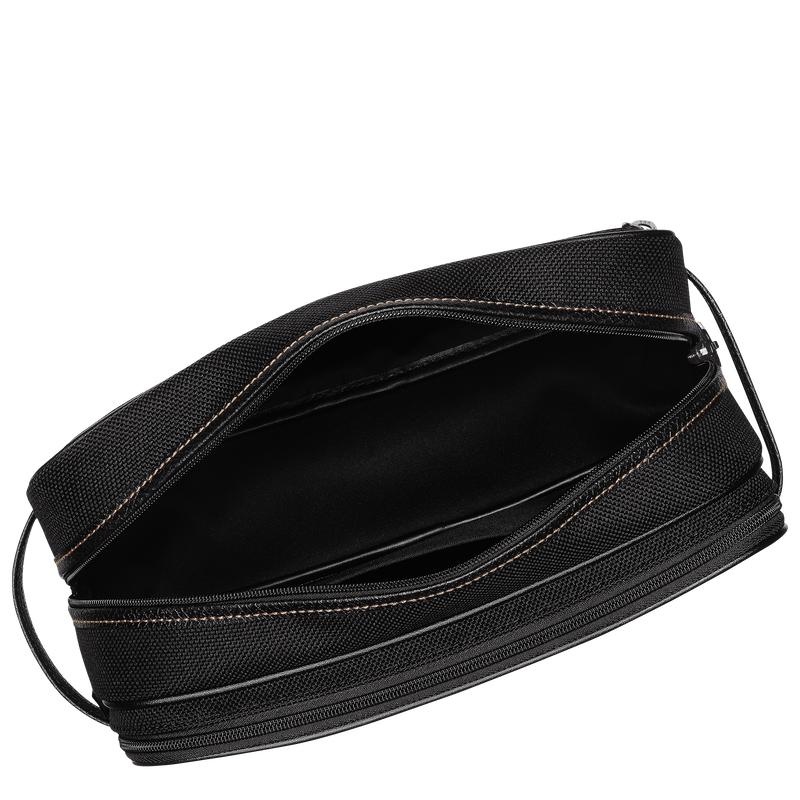 Black Longchamp Boxford Men's Toiletry Bags | CIWA-92815