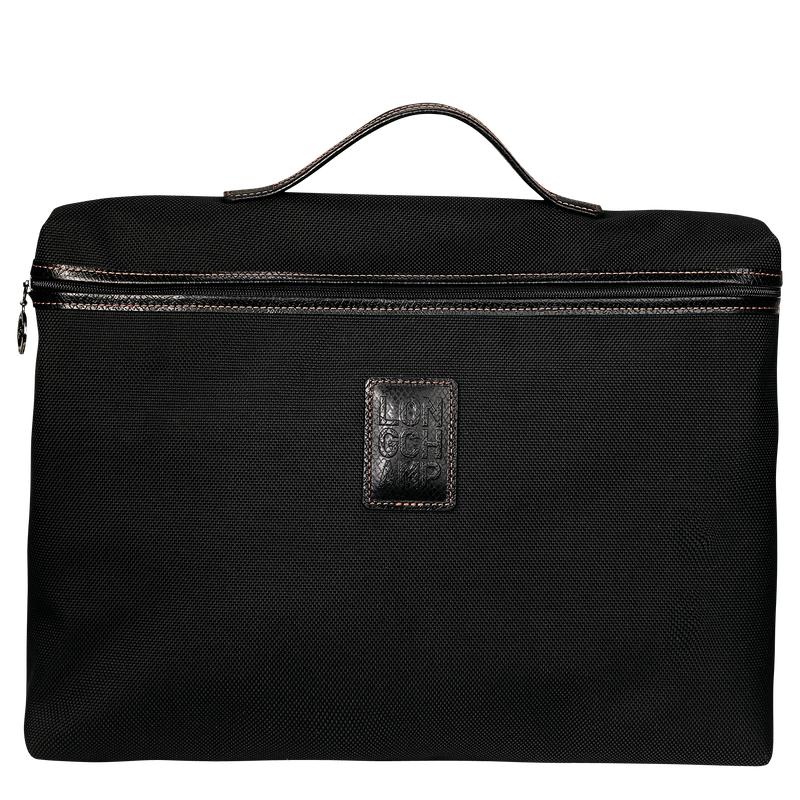 Black Longchamp Boxford S Men\'s Briefcase | PBMC-13570