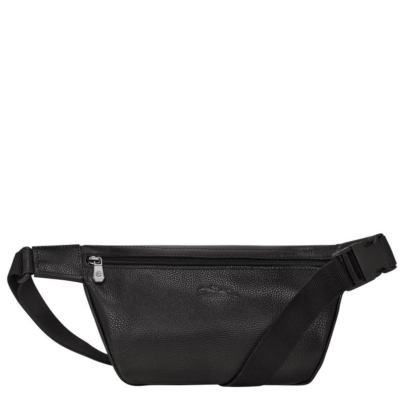 Black Longchamp Le Foulonné M Men's Belt Bags | DUET-21673