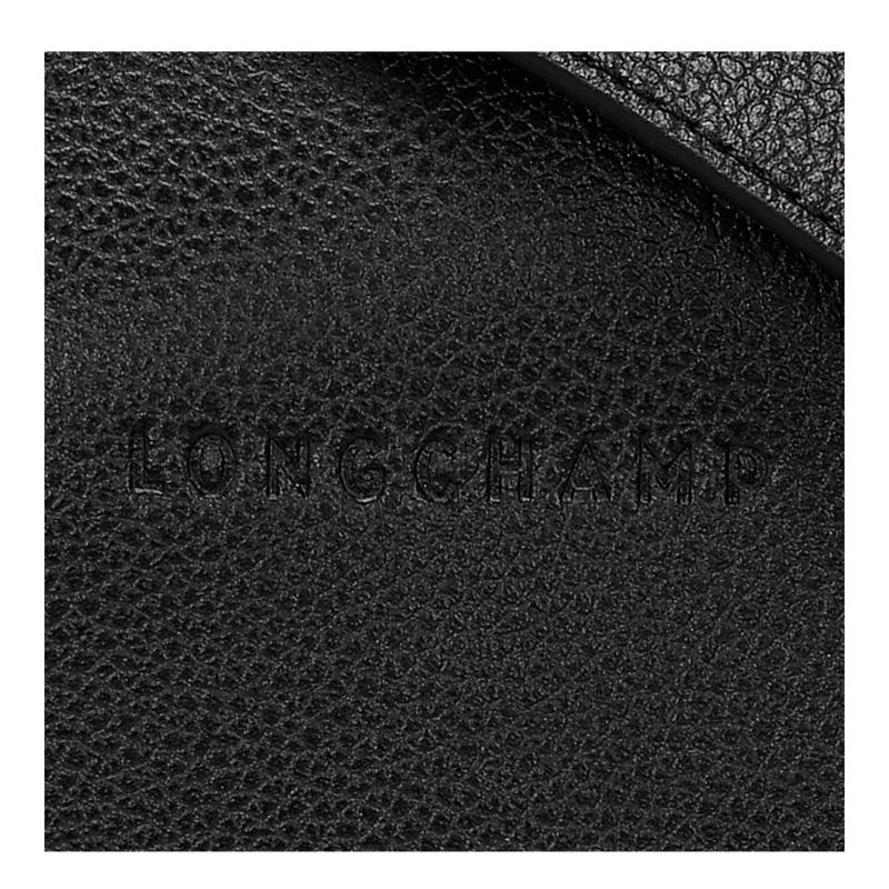 Black Longchamp Le Foulonné M Women's Crossbody Bags | OLVY-40381