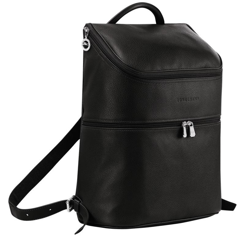 Black Longchamp Le Foulonné Men's Backpacks | HCLI-15362