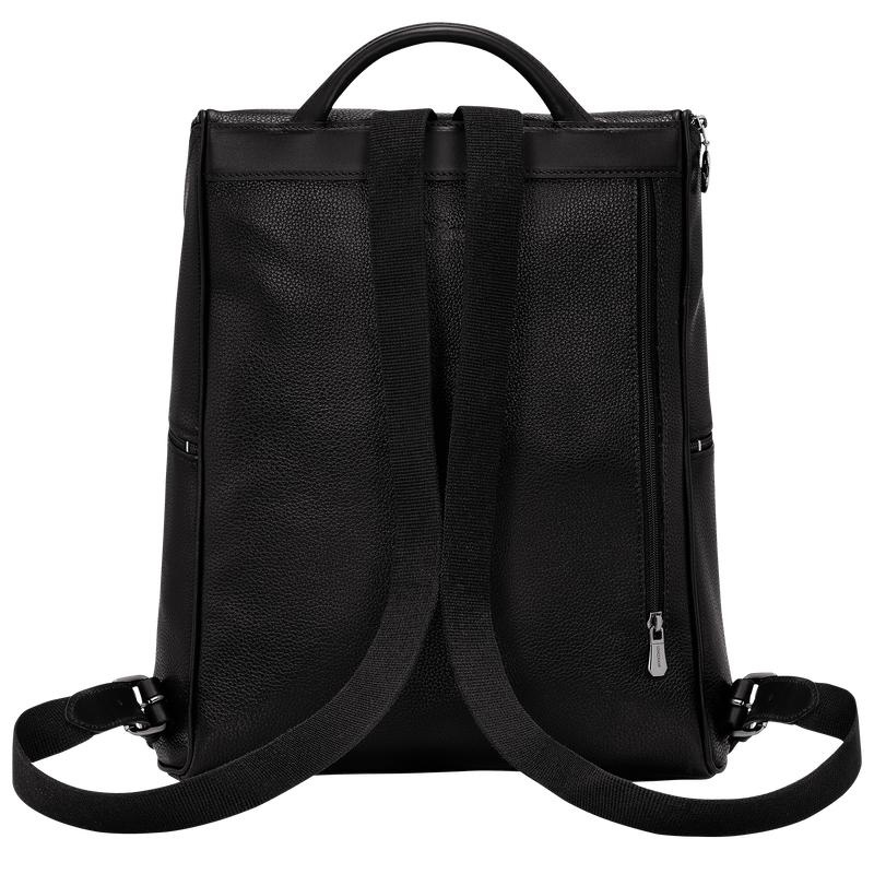 Black Longchamp Le Foulonné Men's Backpacks | HCLI-15362