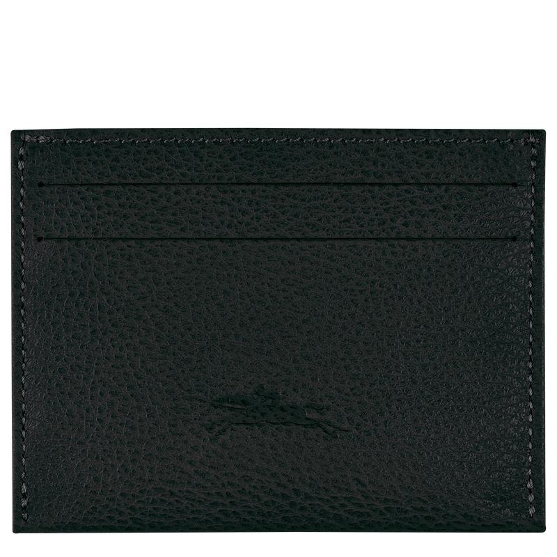 Black Longchamp Le Foulonné Men's Cardholders | FEAO-60315