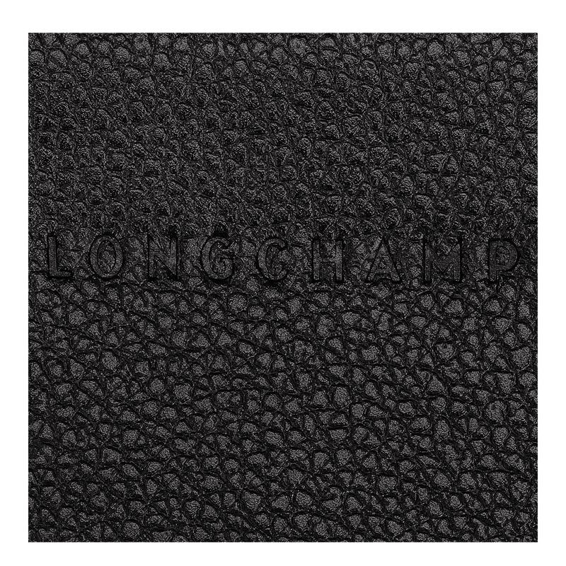 Black Longchamp Le Foulonné Men's Cardholders | CFND-36045