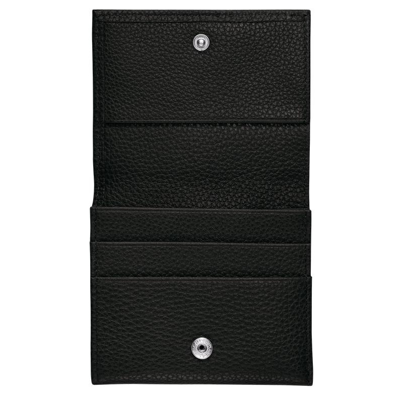 Black Longchamp Le Foulonné Men's Coin Purses | LKJT-64523