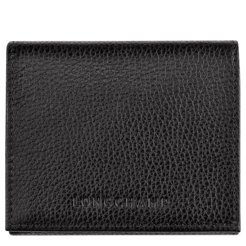 Black Longchamp Le Foulonné Men\'s Coin Purses | LKJT-64523