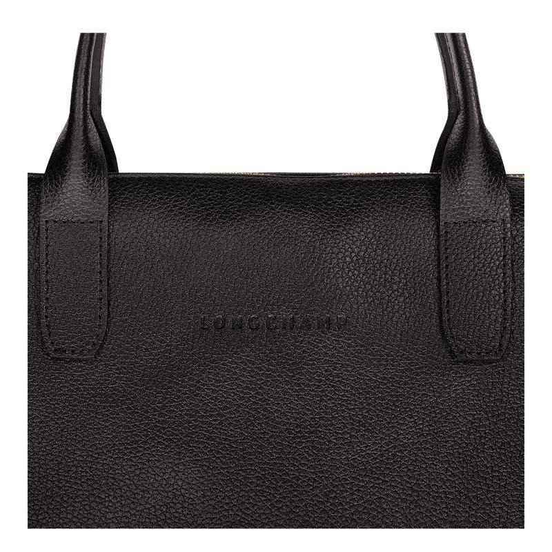 Black Longchamp Le Foulonné S Men's Briefcase | FSGL-18902