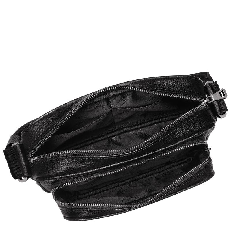 Black Longchamp Le Foulonné S Men's Camera Bag | VFGA-81592