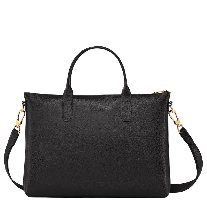 Black Longchamp Le Foulonné S Women's Briefcase | HWBX-02698