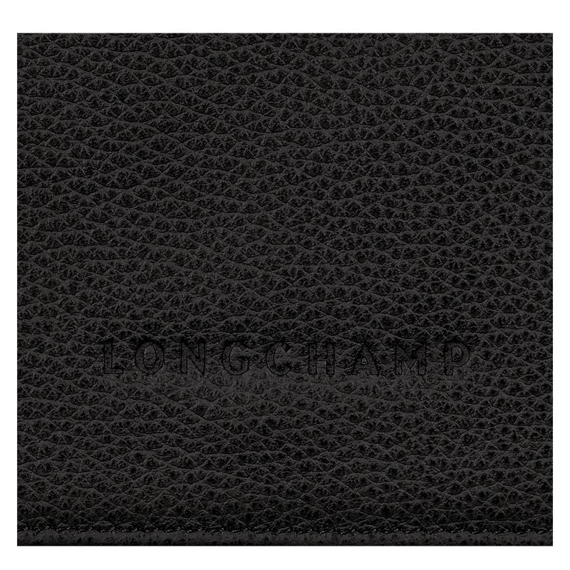 Black Longchamp Le Foulonné Women's Wallets | CEXT-76389