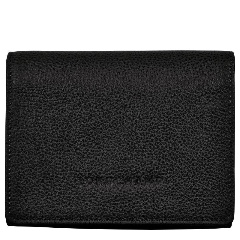 Black Longchamp Le Foulonné Women\'s Wallets | CEXT-76389