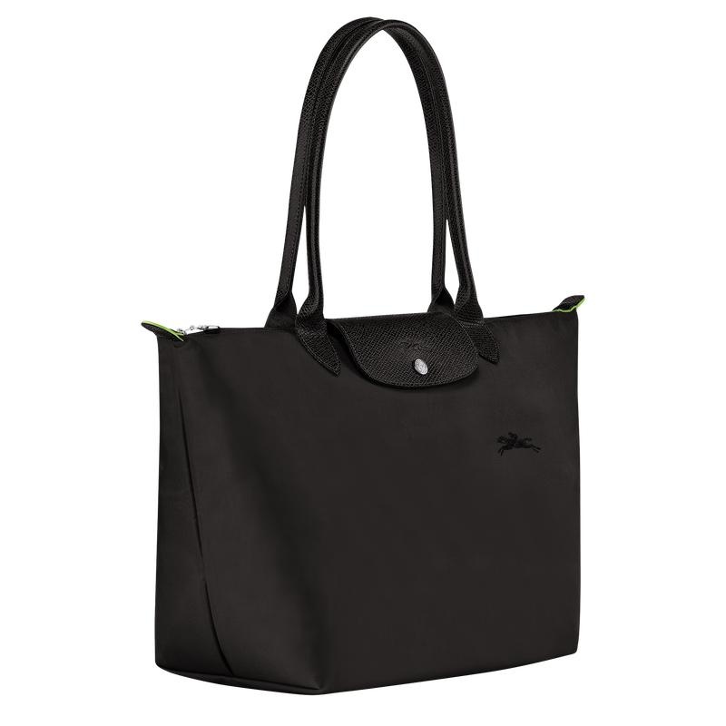 Black Longchamp Le Pliage Green L Women's Tote Bag | SBAM-35140