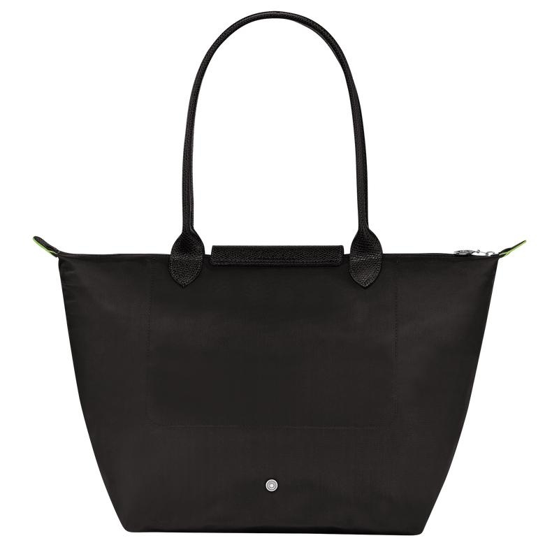 Black Longchamp Le Pliage Green L Women's Tote Bag | SBAM-35140