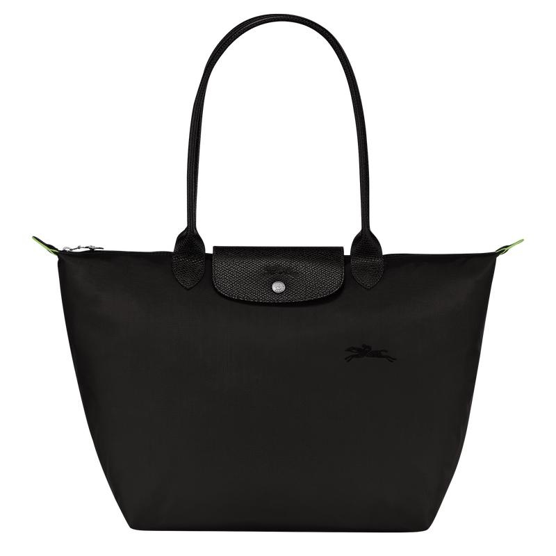 Black Longchamp Le Pliage Green L Women\'s Tote Bag | SBAM-35140