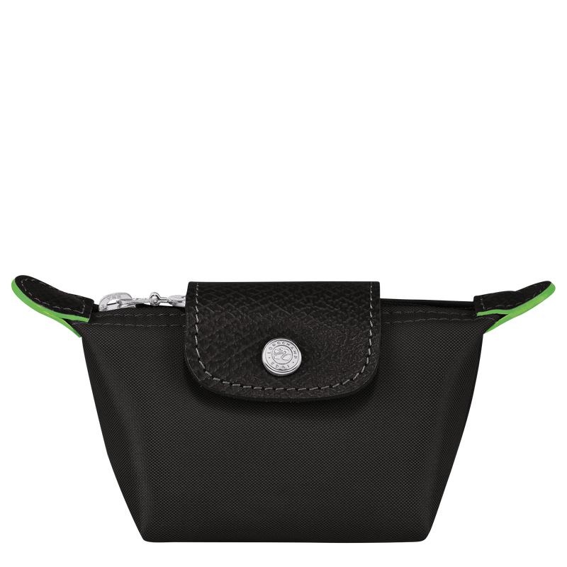 Black Longchamp Le Pliage Green Women\'s Coin Purses | DHIZ-75021