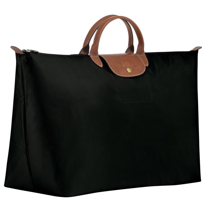 Black Longchamp Le Pliage Original M Men's Travel Bags | KQTS-74389