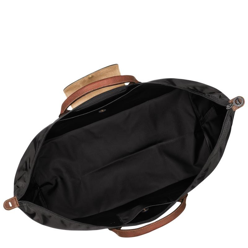 Black Longchamp Le Pliage Original M Men's Travel Bags | KQTS-74389