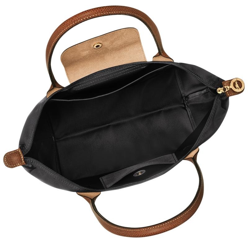 Black Longchamp Le Pliage Original M Women's Tote Bag | LAYI-20137