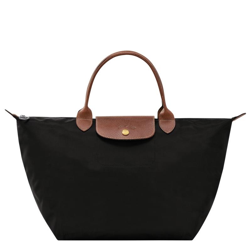 Black Longchamp Le Pliage Original M Women\'s Handbags | AZYG-36017